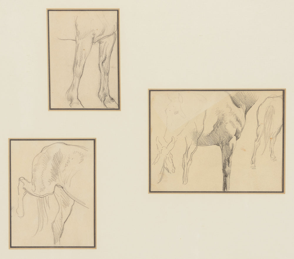 Horse Studies by Maynard Dixon