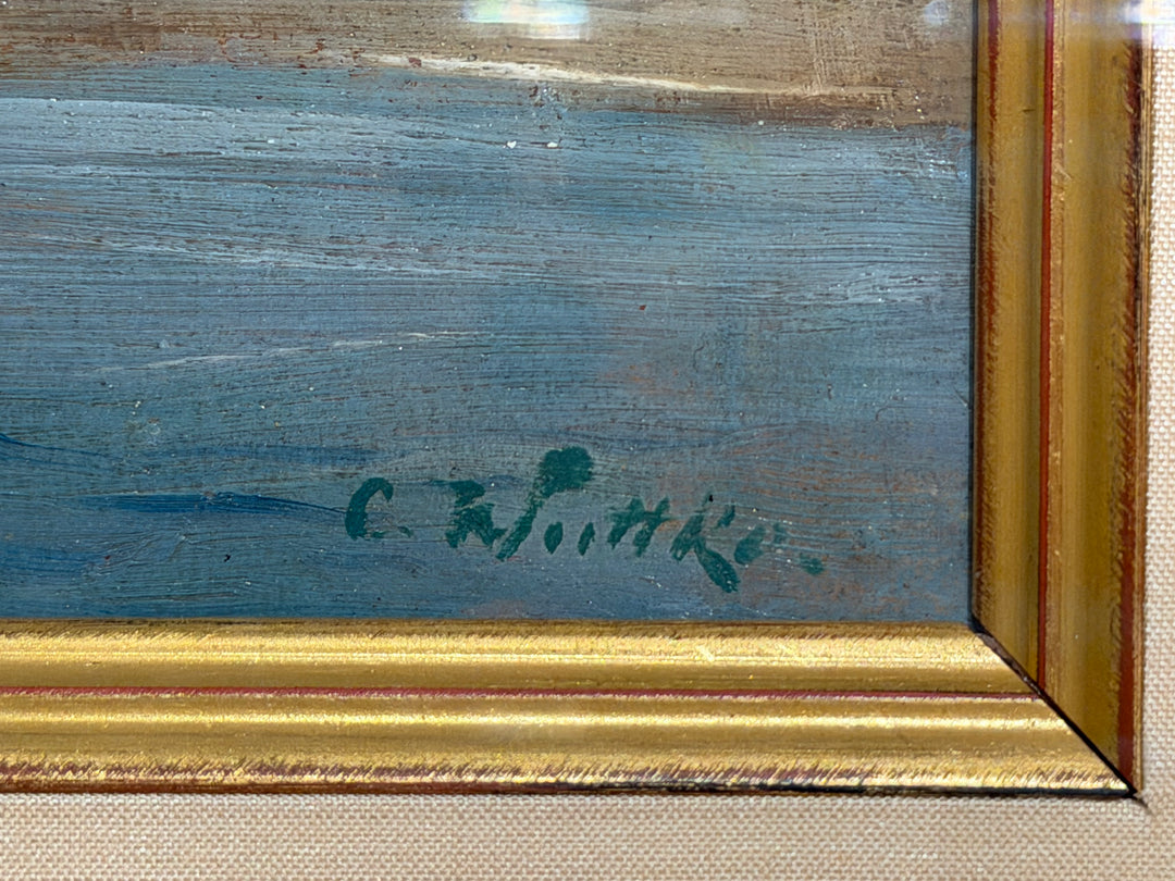 View of The Wasatch Mountains, Looking East From The Great Salt Lake, (c. 1893) by Carl Wuttke