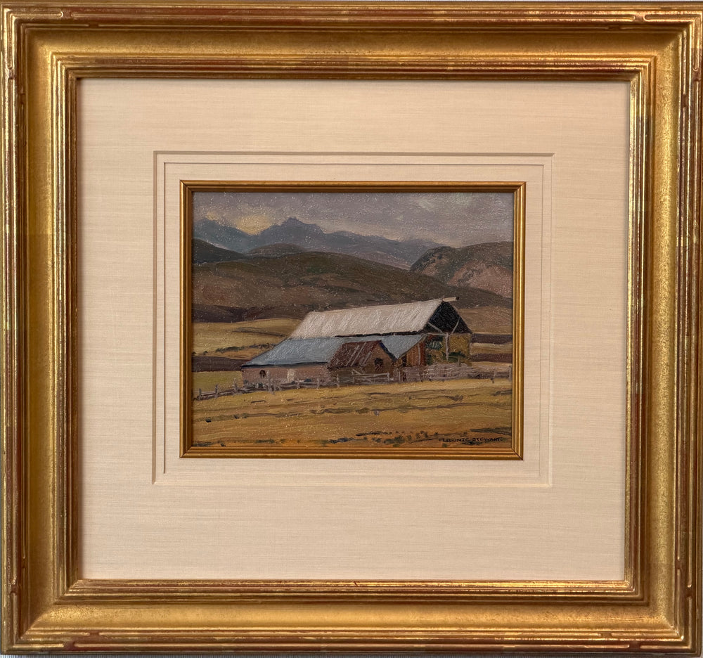 Barn in Porterville by LeConte Stuart
