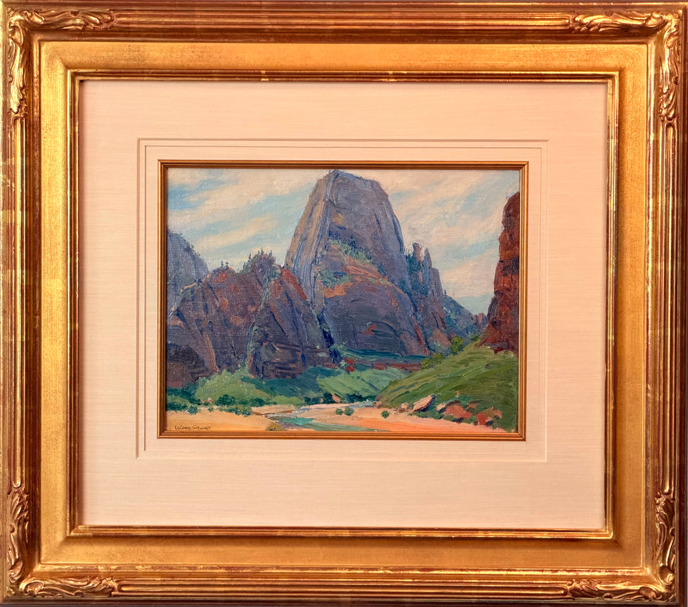 Gobernador, Zion Canyon by LeConte Stewart