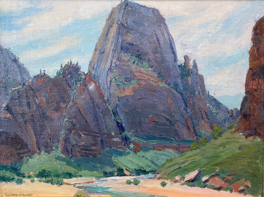 Gobernador, Zion Canyon by LeConte Stewart