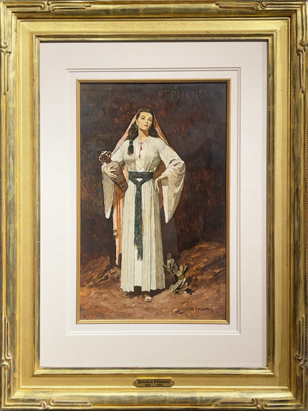 The Ten Commandments (Paramount, 1956), “Sephora” Concept Artwork by Arnold Friberg