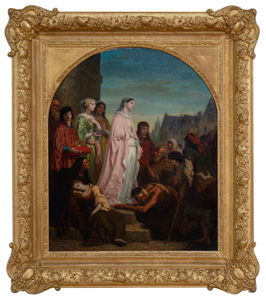 Saint Elizabeth of Hungary by Hugues Merle