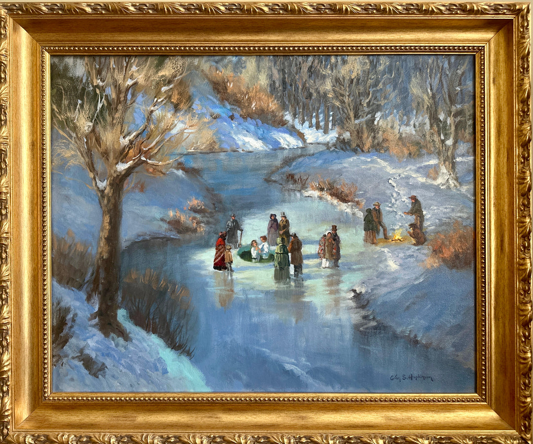 Winter Baptism in Alberta by Glen S. Hopkinson
