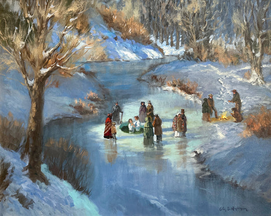 Winter Baptism in Alberta by Glen S. Hopkinson