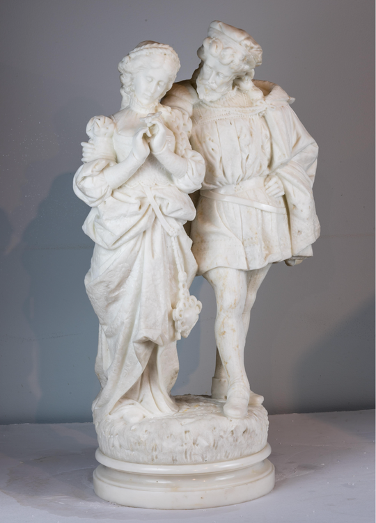 Faust and Marguerite after Heinrich Schwabe