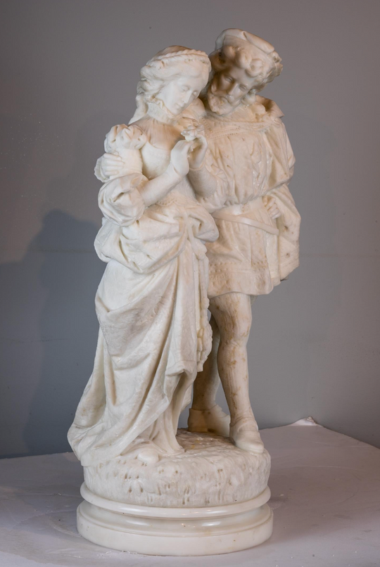 Faust and Marguerite after Heinrich Schwabe