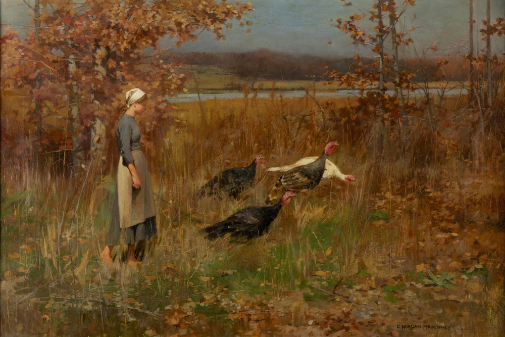 The Turkey Girl by Charles McIlhenney