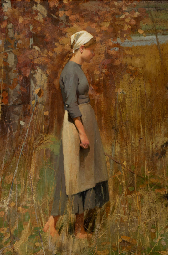 The Turkey Girl by Charles McIlhenney