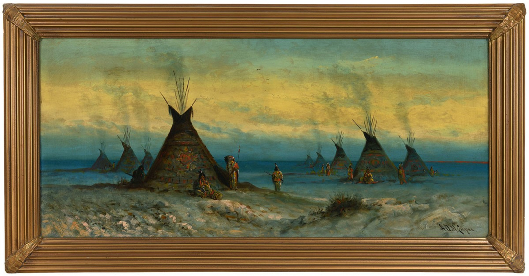 Encampment at Dusk by A. D. M. Cooper