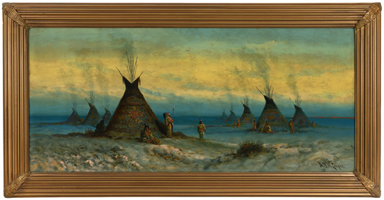 Encampment at Dusk by A. D. M. Cooper
