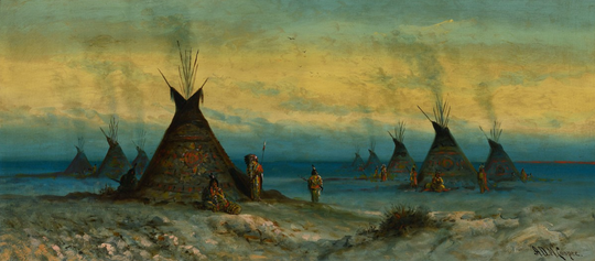 Encampment at Dusk by A. D. M. Cooper