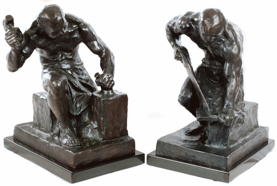 The Stone Mason and The Carpenter by Mahonri Young