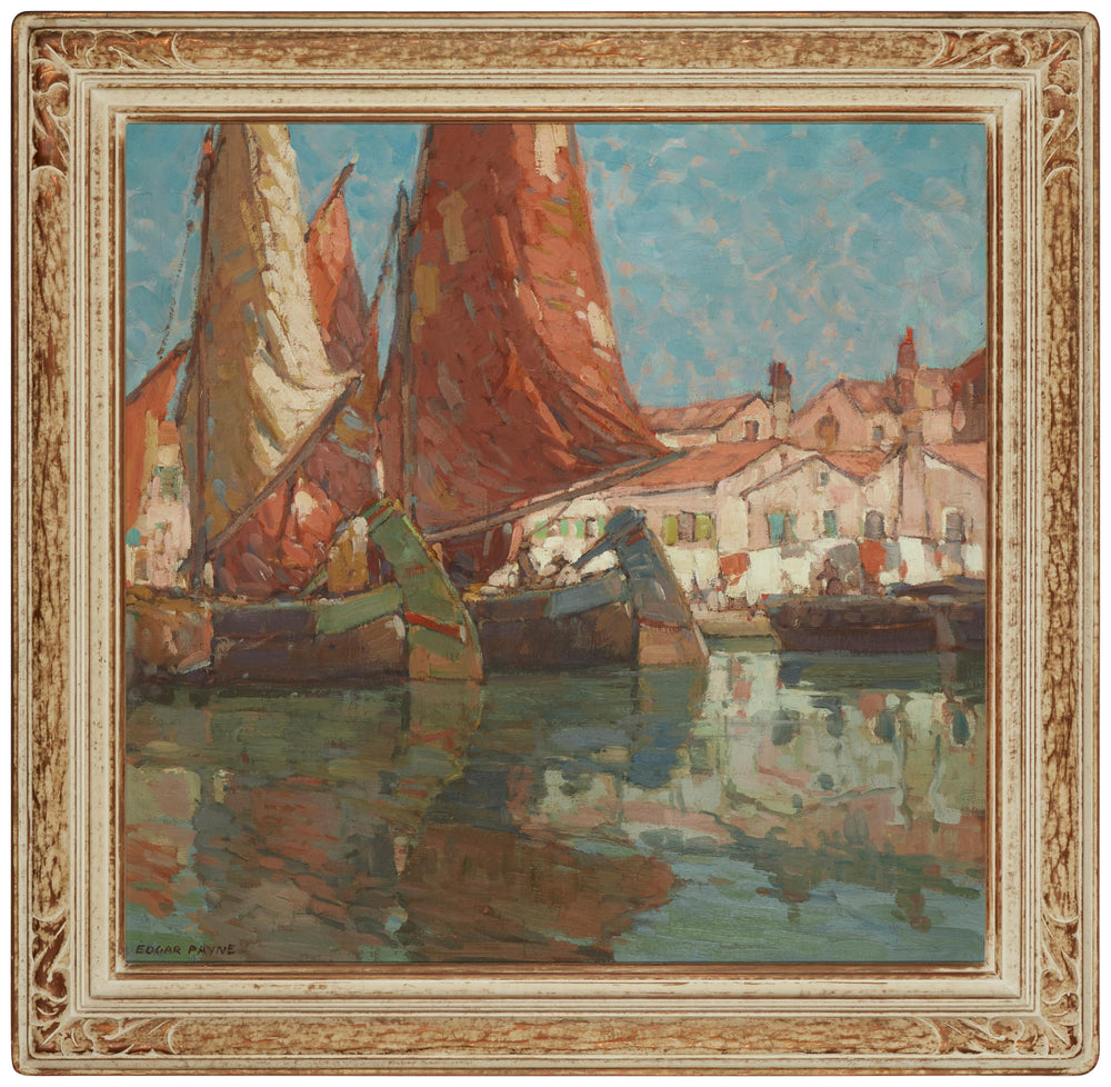 The Water Front, Sottomarina, Italy by Edgar Payne