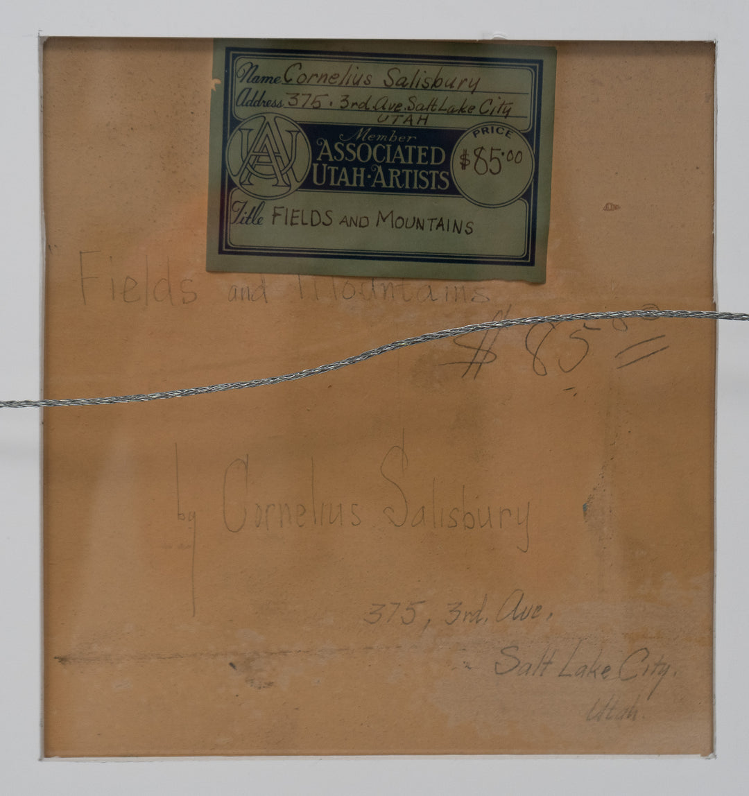 Fields and Mountains, (1942) by Cornelius Salisbury – Anthonys