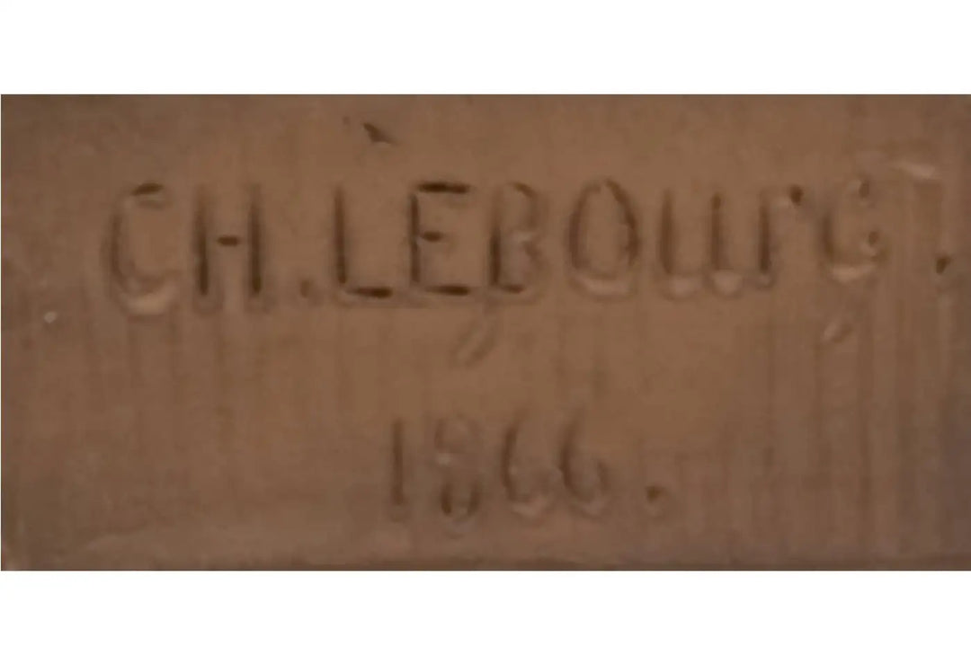 Young Girl with Garland by Charles-Auguste Lebourg