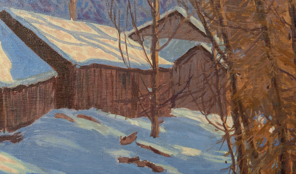 Creek in Winter, (1936) by LeConte Stewart