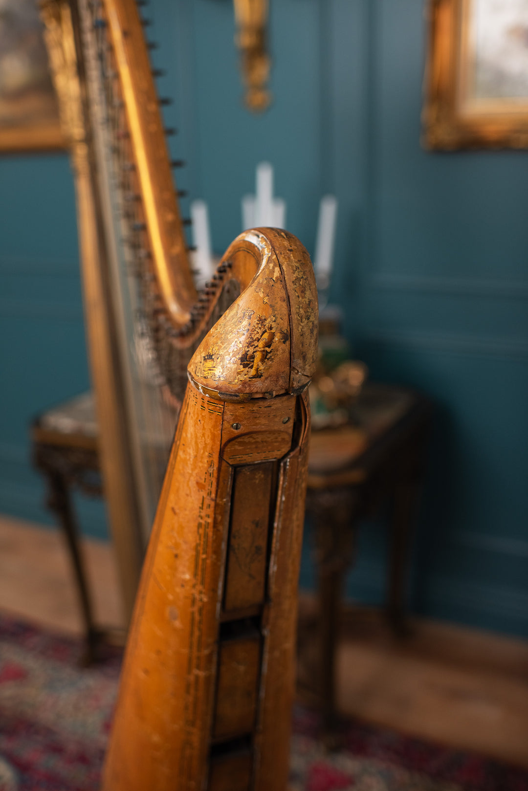 pedal harp price 19th-century English Pedal Harp – Anthonys Fine Art & Antiques