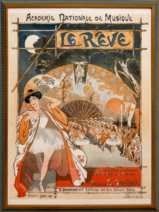 La Rêve, (1890) Academie Nationale de Musique by Théophile Alexandre Steinlen