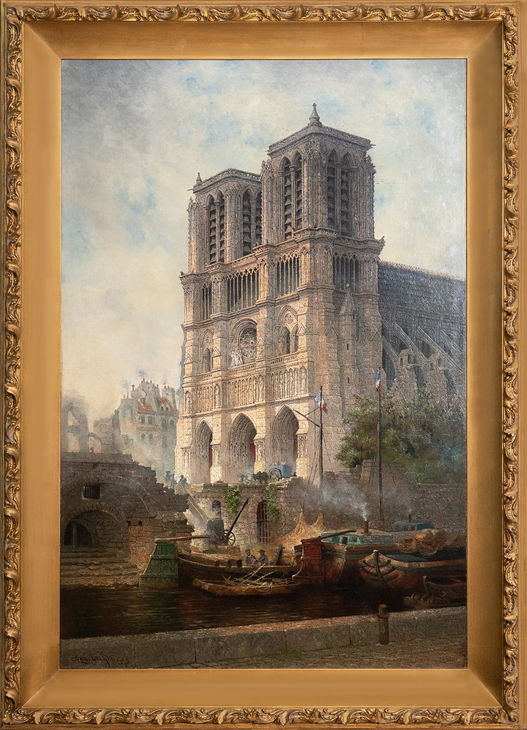 Notre Dame De Paris, (1898) by Edwin Deakin