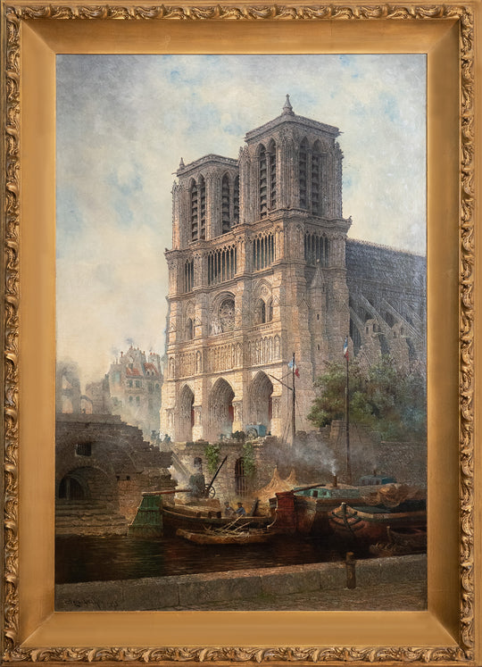 Notre Dame De Paris, (1898) by Edwin Deakin