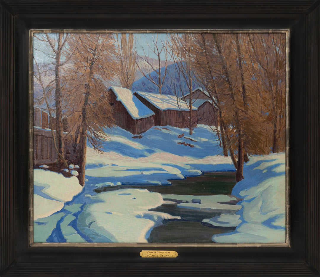 Creek in Winter, (1936) by LeConte Stewart