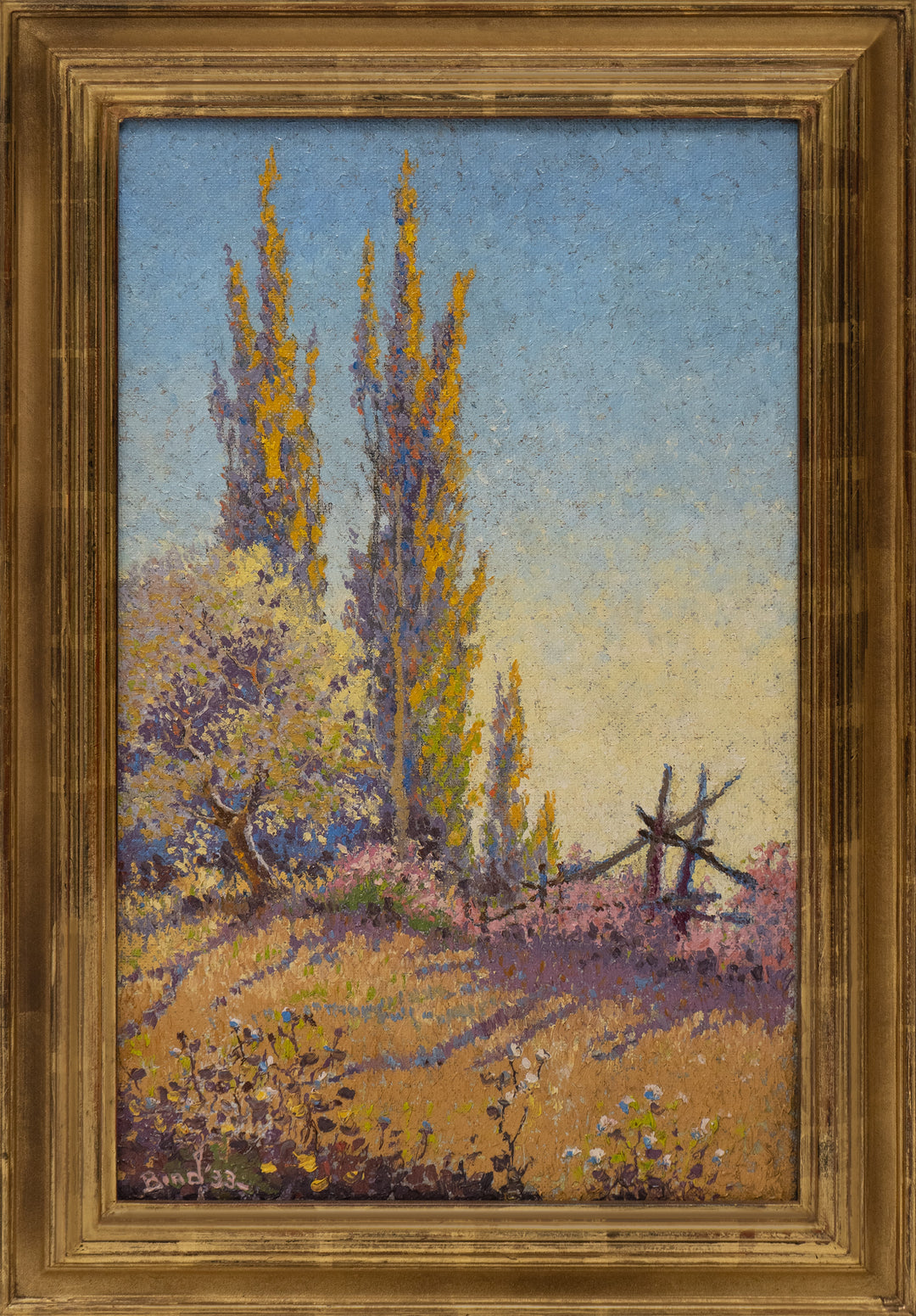 Golden Poplars, (1933) by E. J. Bird