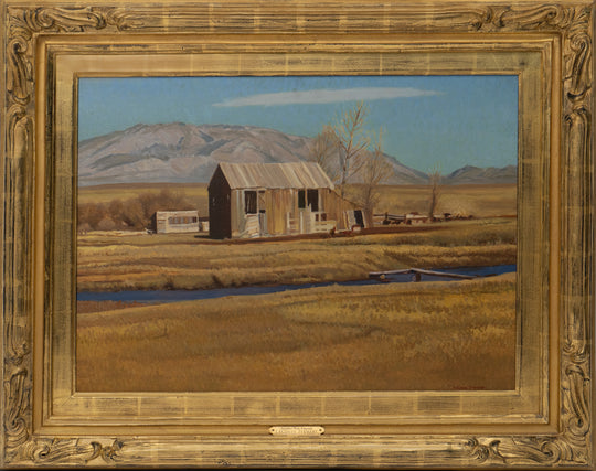 November Barn, Kaysville, Utah  by LeConte Stewart