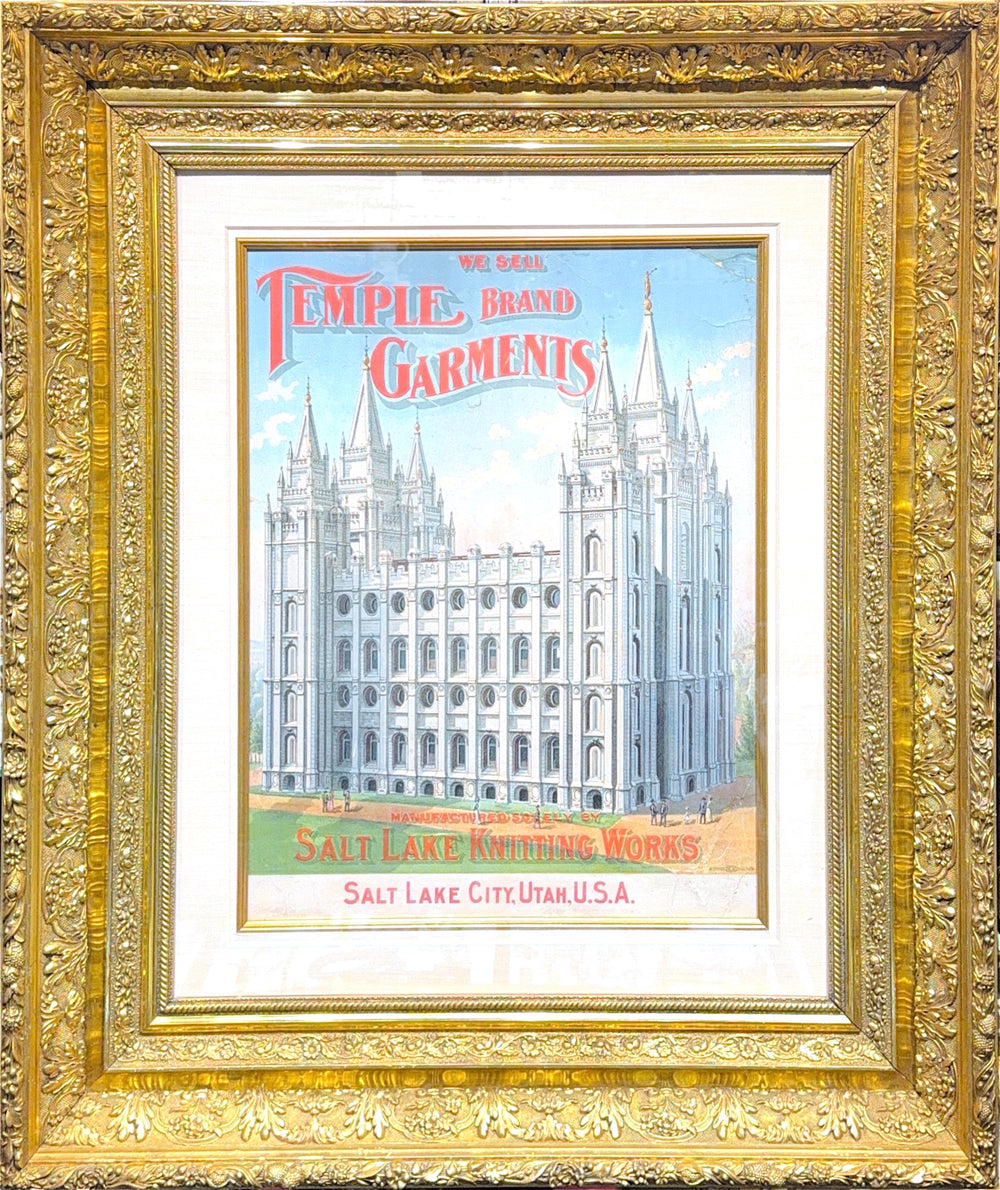 Salt Lake Temple Garment Advertisement, c. 1895