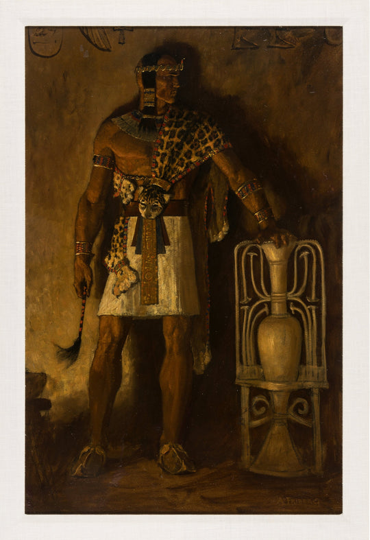 The Ten Commandments (Paramount, 1956), Yul Brynner "Rameses" Character Concept Artwork by Arnold Friberg