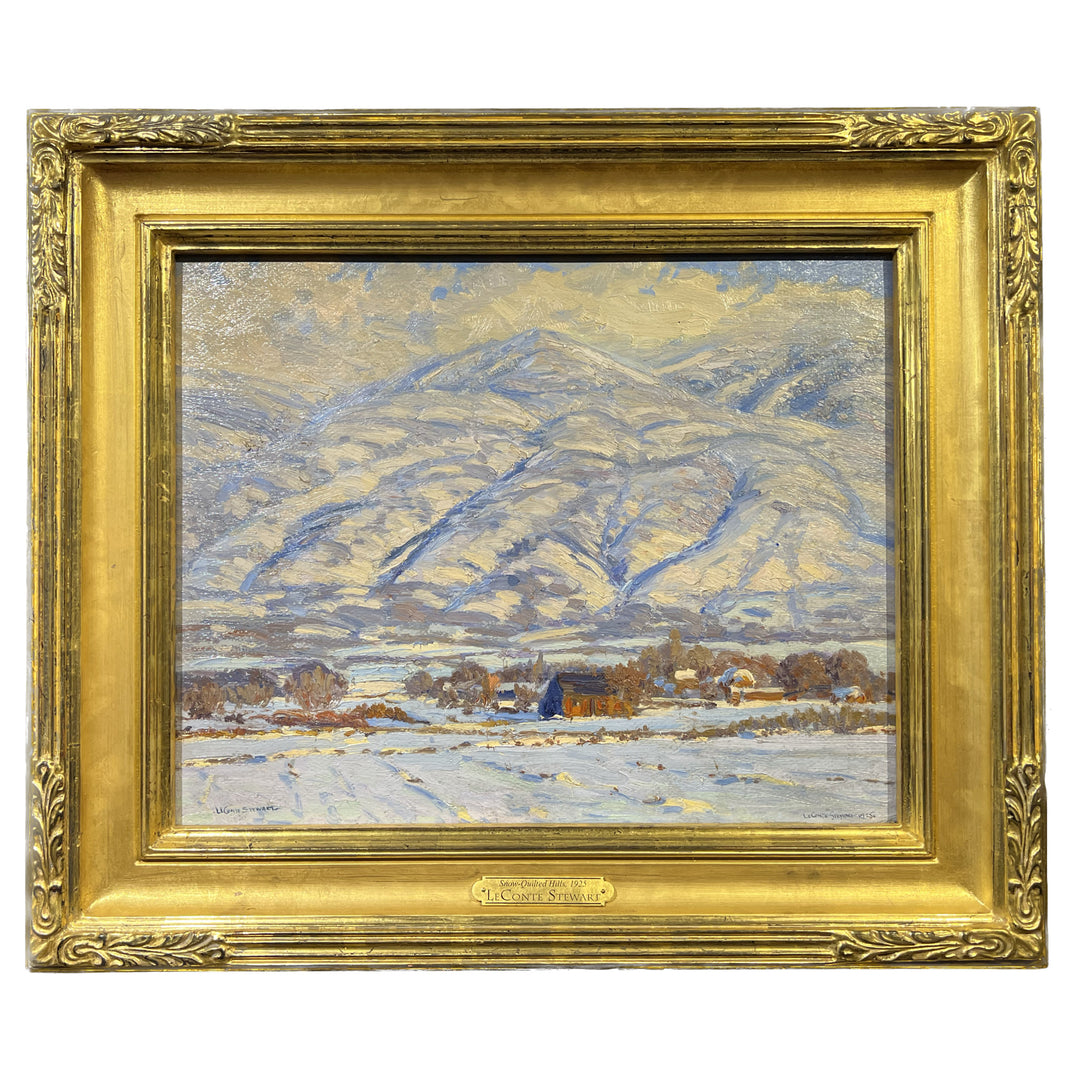 Snow-Quilted Hills, (1925) by LeConte Stewart