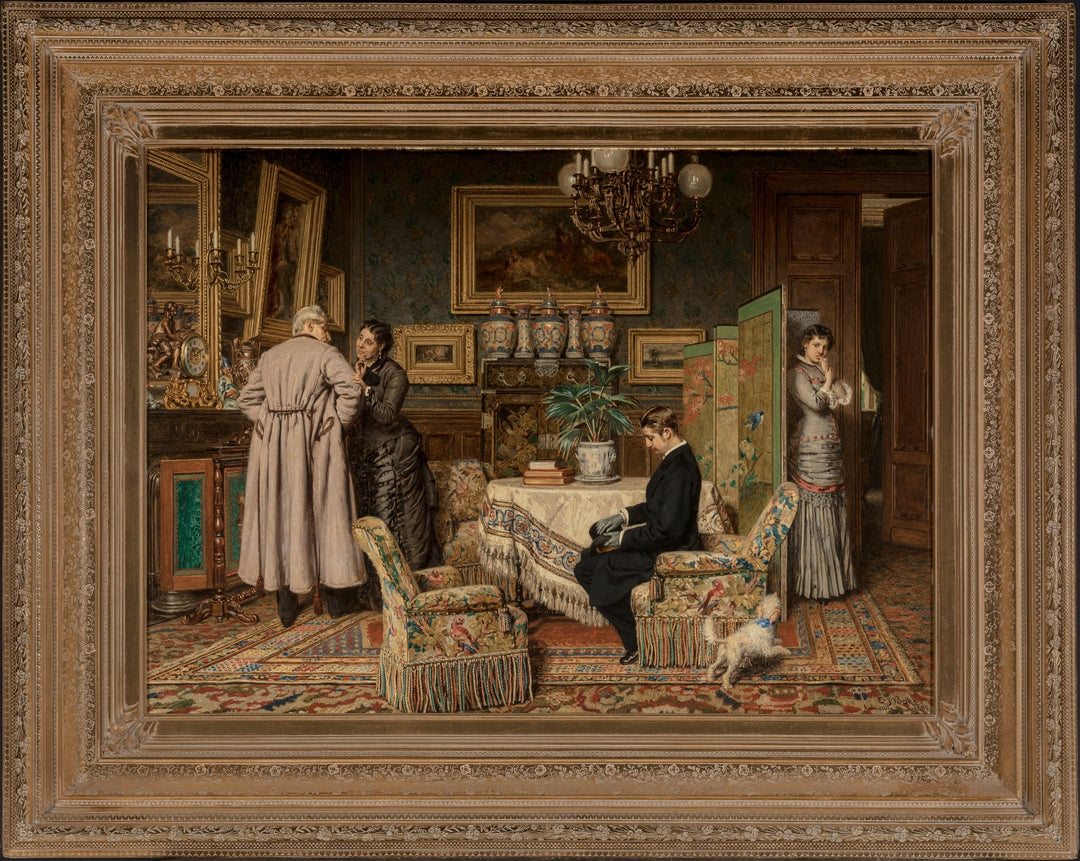 The Marriage Proposal (La Demande en Mariage), (Antwerp, 1882) by Evert-Jan Boks