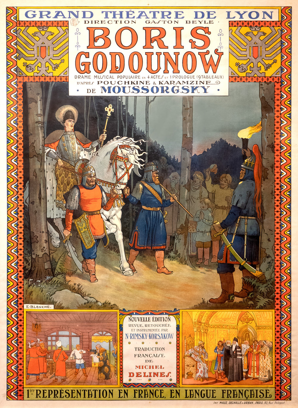 Boris Godounow by Emmanuel Blanche