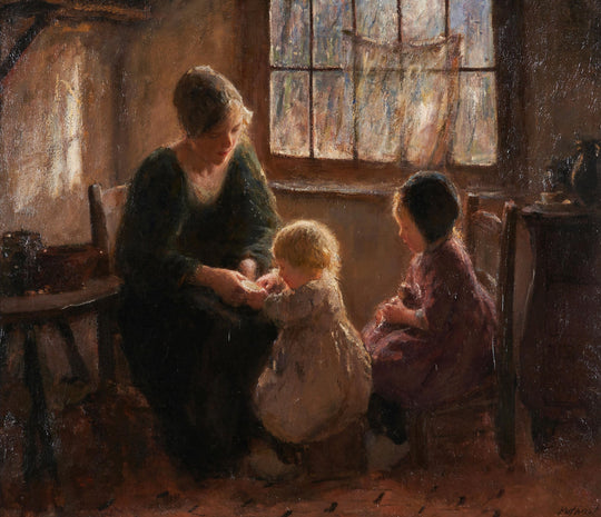 A Mother with Two Children by Bernard Pothast