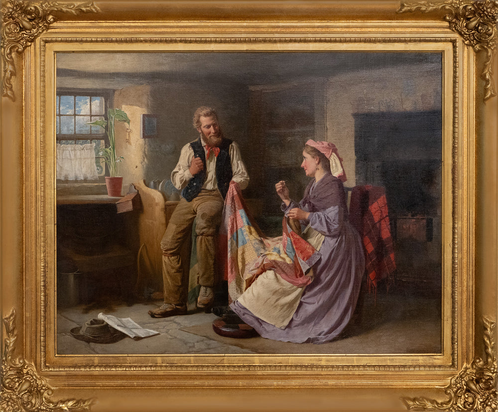 A Fine Quilt by William Henry Midwood