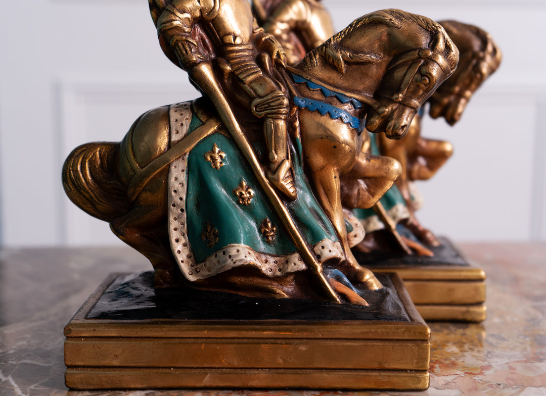 Pair of Knight Bookends