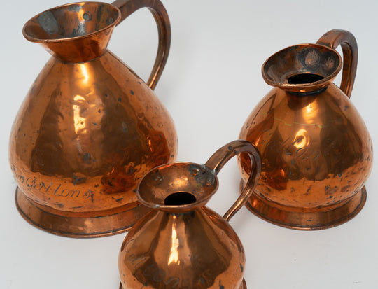 Set of Copper Measuring Cups