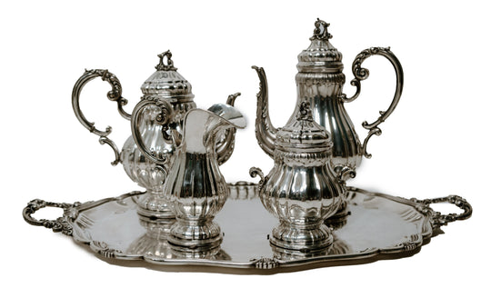 Sterling Silver Buccellati Tea Set