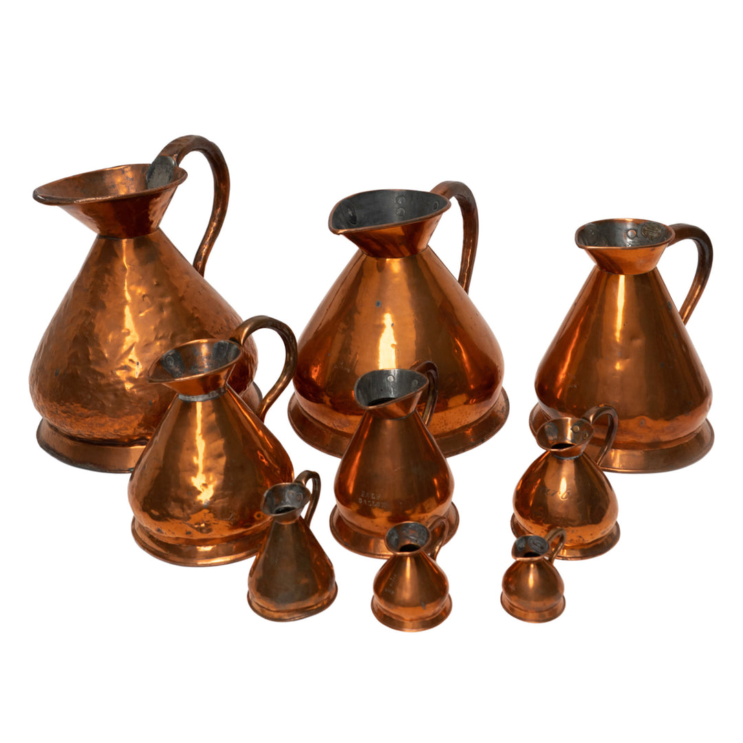 Copper & Brass Measuring Cups set - Canvas n' Decor Canada