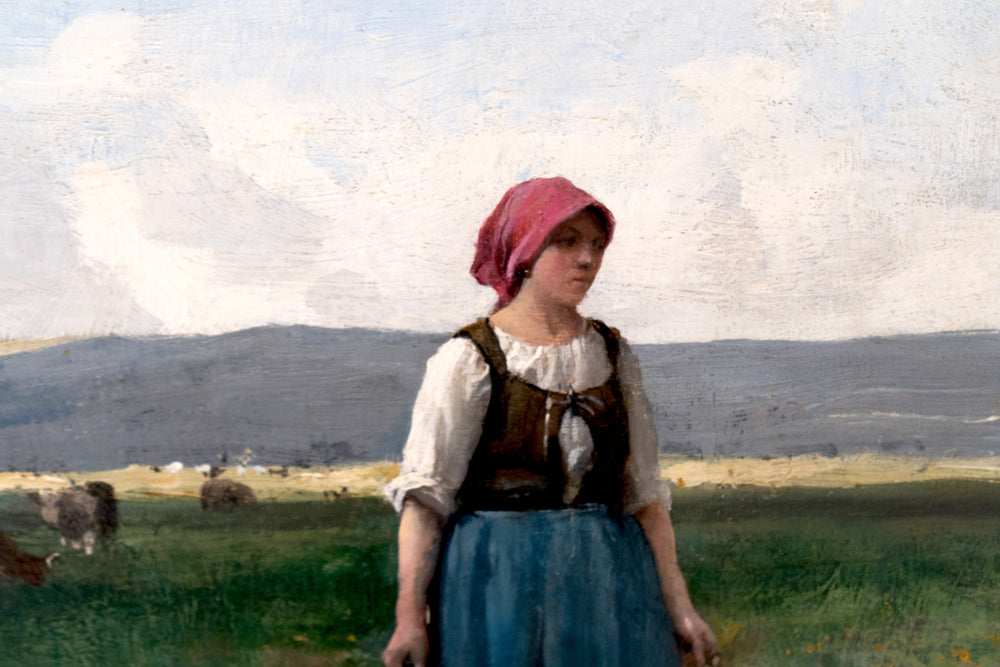The Milk Girl (La Laitiére), (c. January 1900) by Julien Dupré