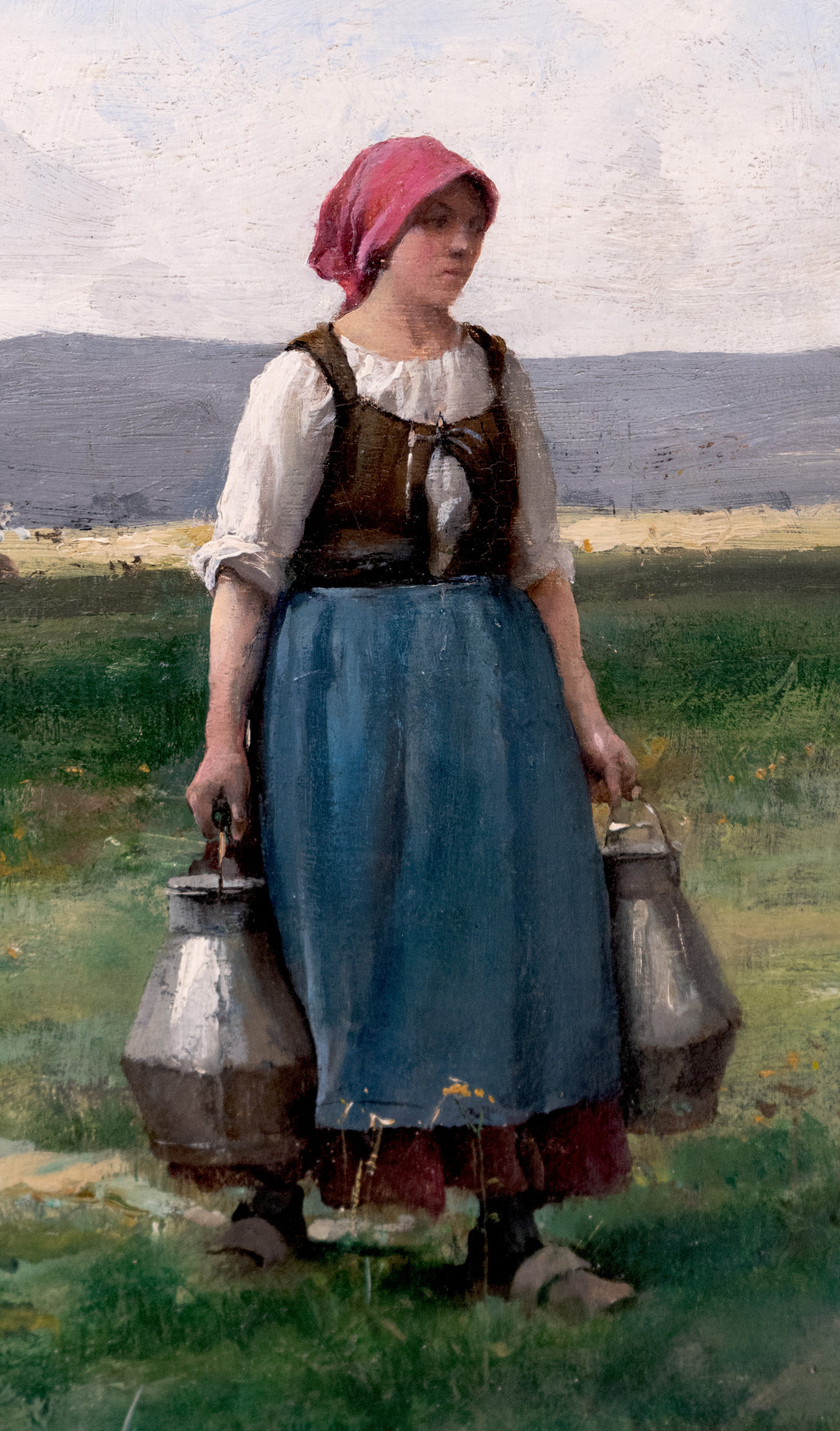The Milk Girl (La Laitiére), (c. January 1900) by Julien Dupré