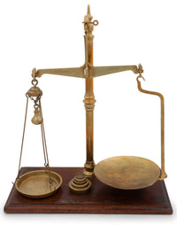19th Century English Brass Scale