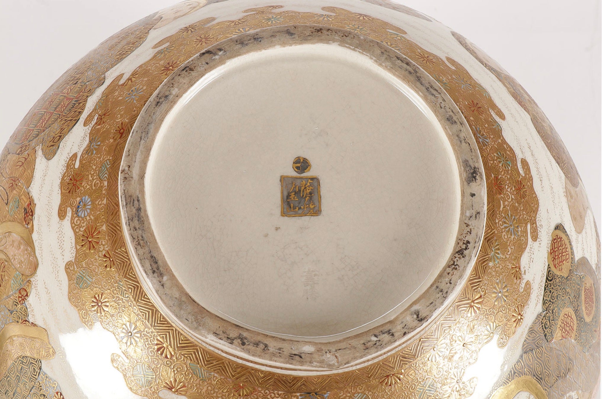 fantastic otomosan 福居良トリオ EarlySummer 19th Century Japanese Urn with Faces – Anthonys Fine Art