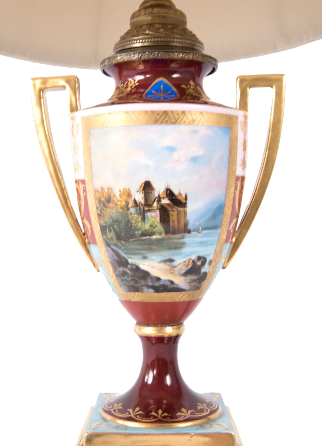 Pair of Royal Vienna Lamps