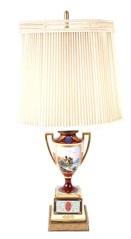 Pair of Royal Vienna Lamps