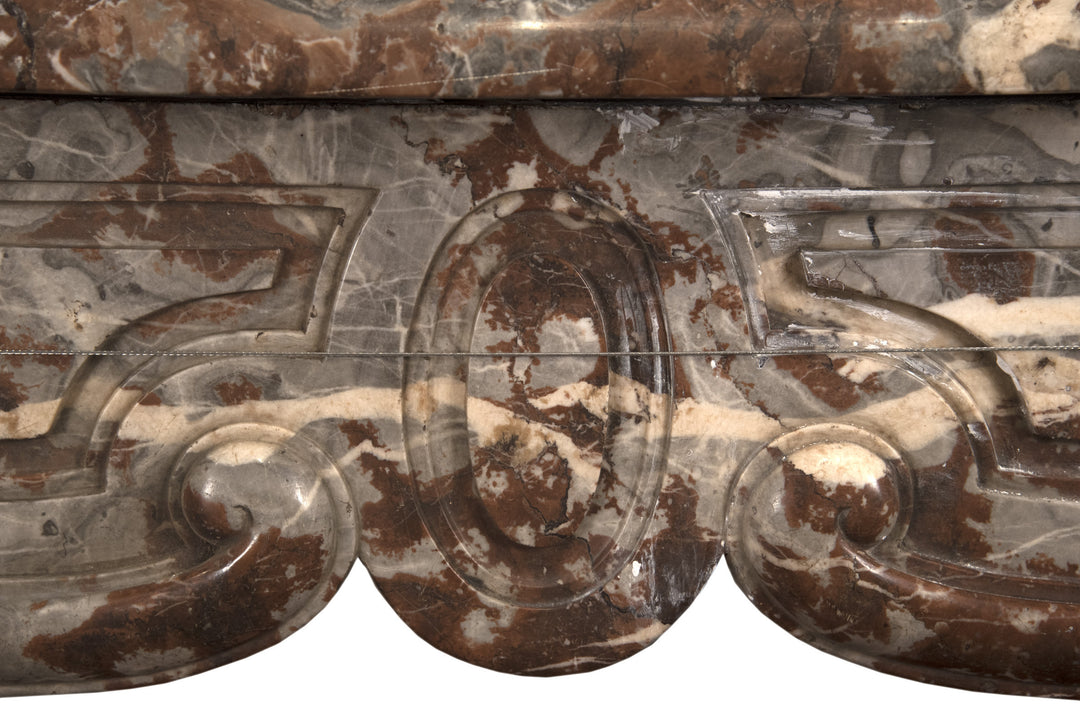 19th Century Regency Marble Fireplace Mantel
