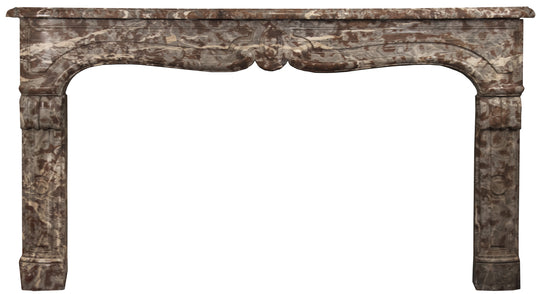 19th Century Regency Marble Fireplace Mantel