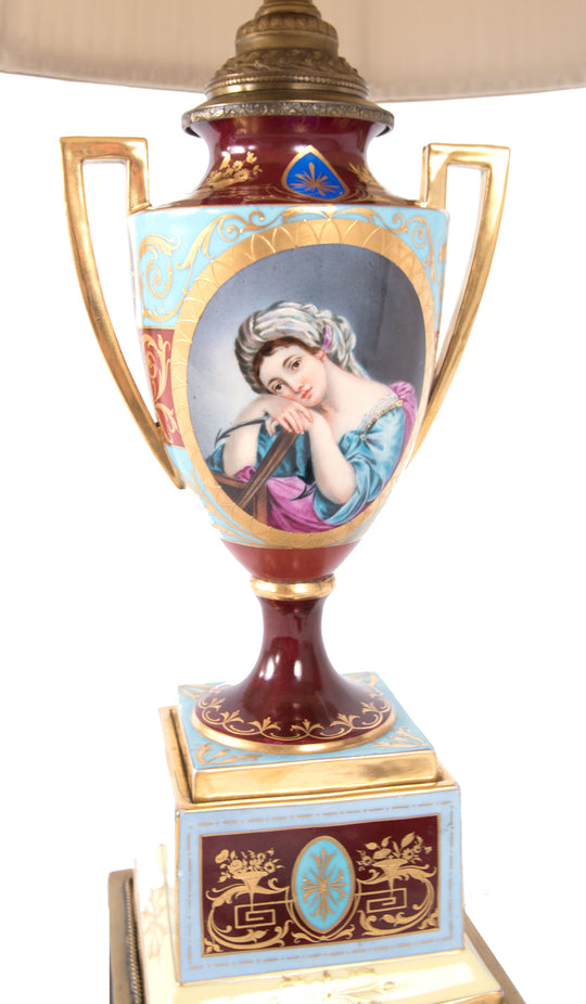 Pair of Royal Vienna Lamps