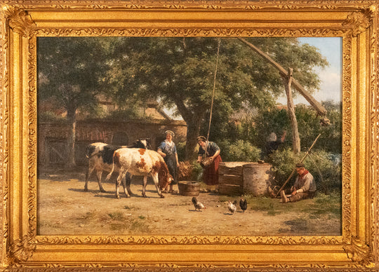 A Picardy Homestead by William Carel Nakken