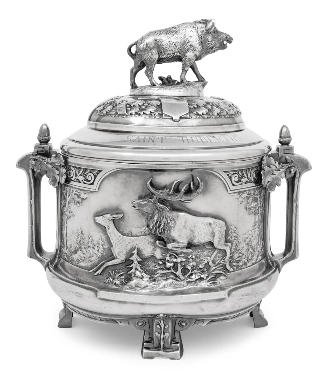 Early 20th Century German Silver-Plate Tureen